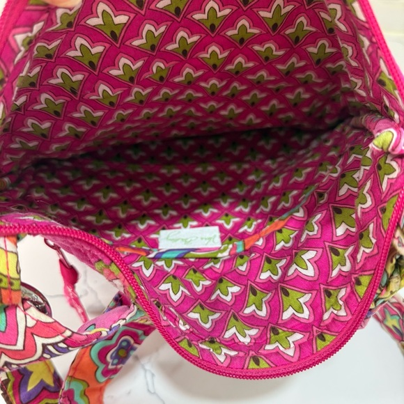 Vera Bradley Pink and Orange Floral Crossbody Bag - Picture 3 of 7
